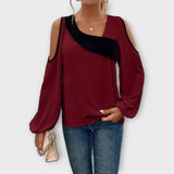 Marina – Elegantna bluza s modernim kvadratnim izrezom