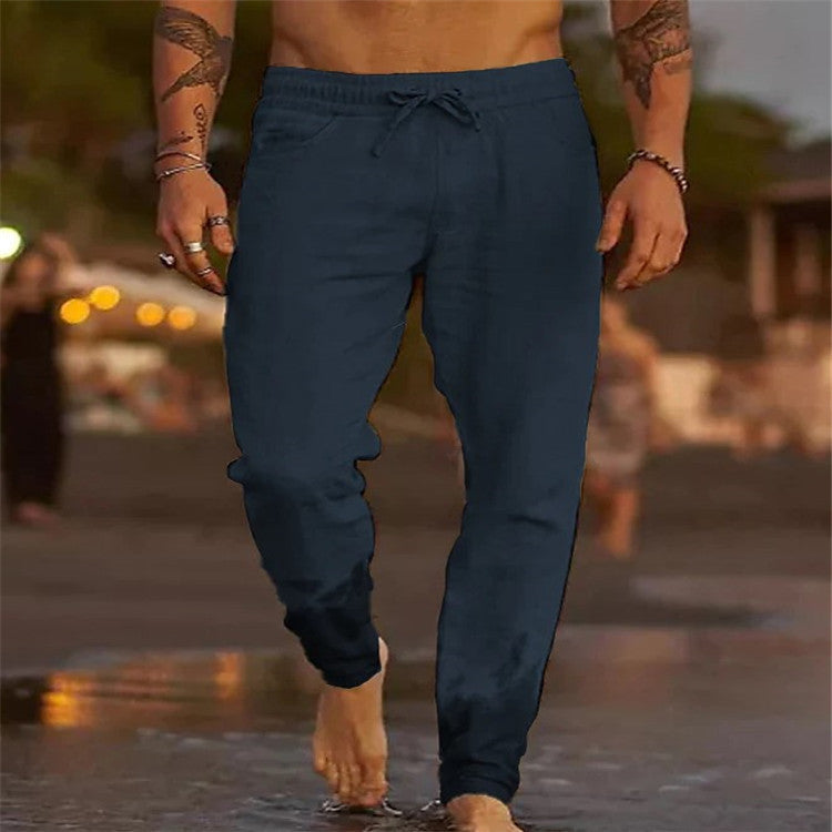 Brett – Ležerne muške hlače za plažu od pamuka i