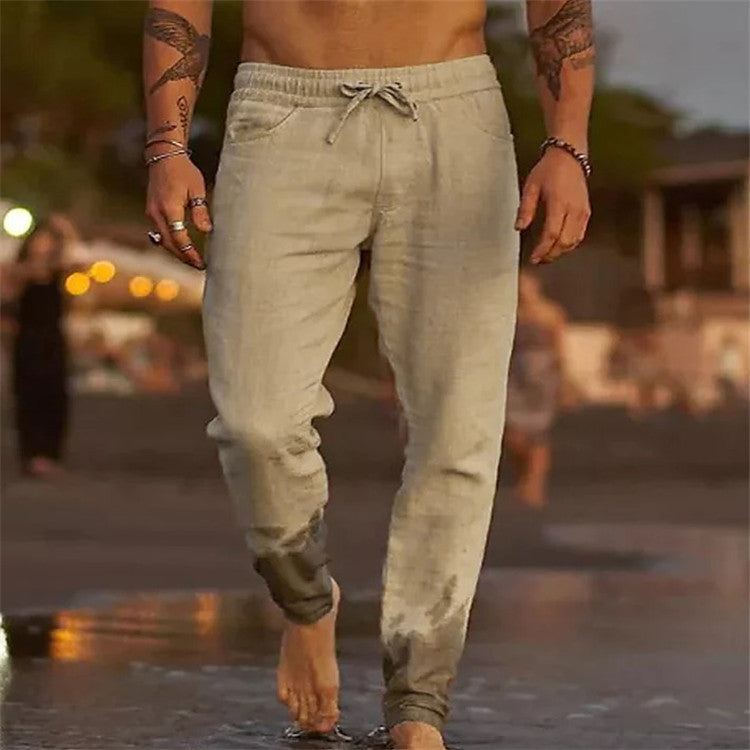 Brett – Ležerne muške hlače za plažu od pamuka i