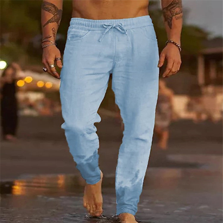 Brett – Ležerne muške hlače za plažu od pamuka i